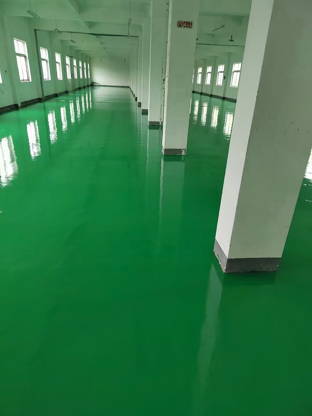 绿色环氧地坪厂房应用
